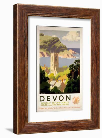 Devon, GWR, c.1930s-null-Framed Art Print