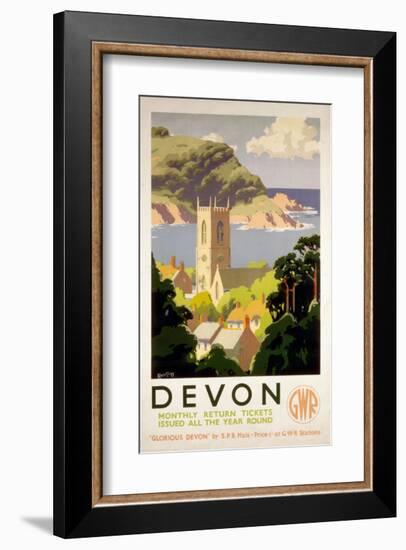 Devon, GWR, c.1930s-null-Framed Art Print