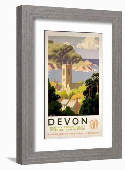 Devon, GWR, c.1930s-null-Framed Art Print