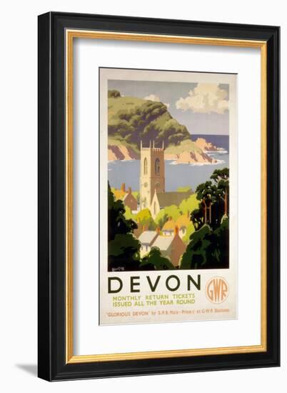 Devon, GWR, c.1930s-null-Framed Art Print