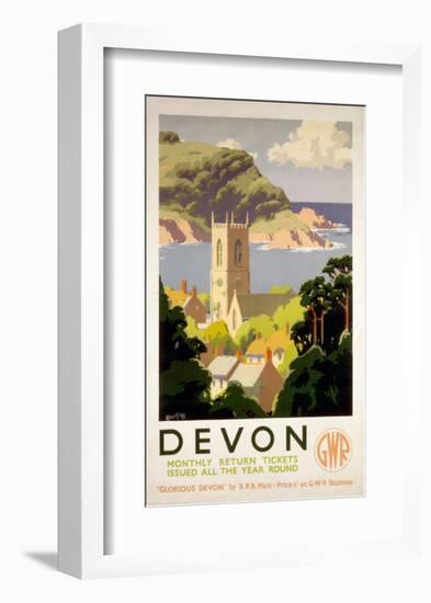 Devon, GWR, c.1930s-null-Framed Art Print