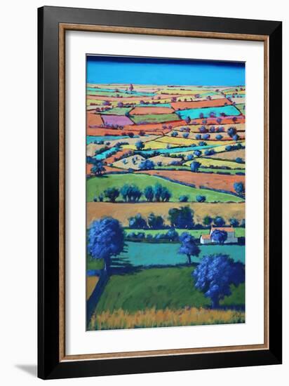 Devon II (Acrylic on Board)-Paul Powis-Framed Giclee Print