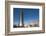 Devon Tower and Myriad Botanical Gardens, Oklahoma City, Oklahoma, USA-Walter Bibikow-Framed Photographic Print