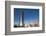 Devon Tower and Myriad Botanical Gardens, Oklahoma City, Oklahoma, USA-Walter Bibikow-Framed Photographic Print