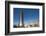 Devon Tower and Myriad Botanical Gardens, Oklahoma City, Oklahoma, USA-Walter Bibikow-Framed Photographic Print