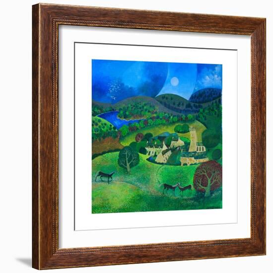 Devonshire Village, 2008-Lisa Graa Jensen-Framed Premium Giclee Print