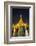 Devotees come to pray at Shwedagon Pagoda, Yangon (Rangoon), Myanmar (Burma), Asia-Alex Treadway-Framed Photographic Print