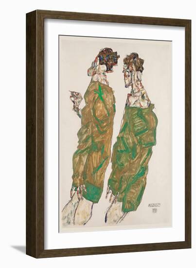 Devotion, 1913-Egon Schiele-Framed Giclee Print