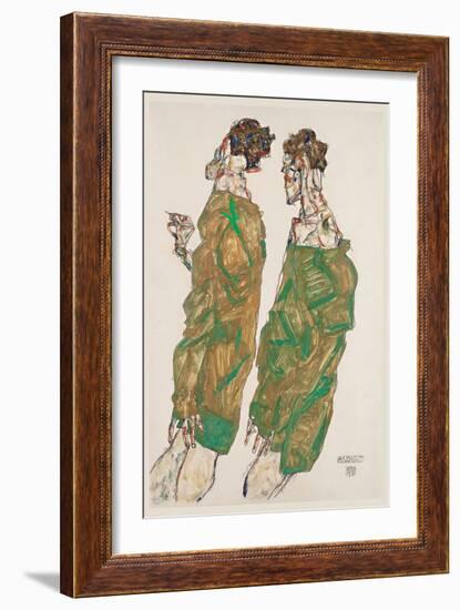 Devotion, 1913-Egon Schiele-Framed Giclee Print