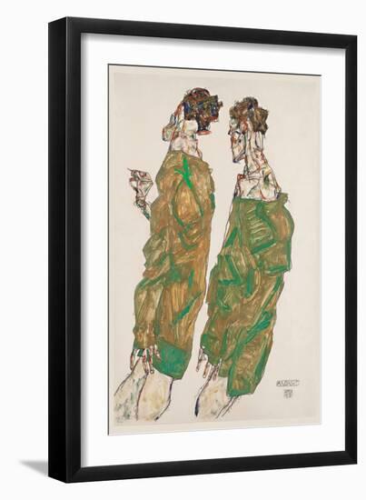 Devotion, 1913-Egon Schiele-Framed Giclee Print
