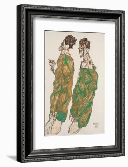 Devotion-Egon Schiele-Framed Art Print