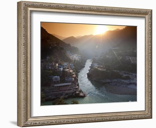 Devprayag, India: the Official Start of the Ganges River-Ian Shive-Framed Photographic Print