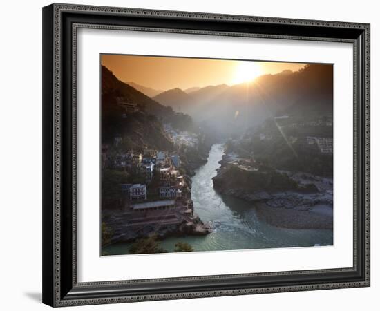 Devprayag, India: the Official Start of the Ganges River-Ian Shive-Framed Photographic Print