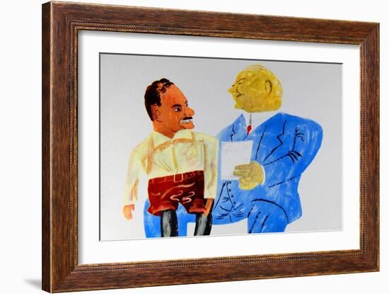 Dewey And Hoover-Ben Shahn-Framed Art Print