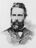 Herman Melville American Writer-Dewey-Photographic Print