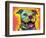 Dewey Pit Bull-Dean Russo-Framed Giclee Print