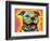 Dewey Pit Bull-Dean Russo-Framed Giclee Print