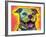 Dewey Pit Bull-Dean Russo-Framed Giclee Print