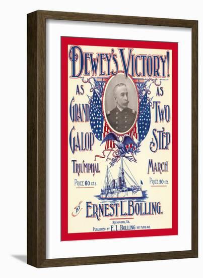 Dewey's Victory-null-Framed Art Print