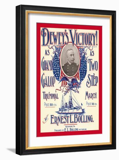 Dewey's Victory-null-Framed Art Print