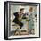 "Dewey v. Truman", October 30,1948-Norman Rockwell-Framed Giclee Print