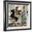 "Dewey v. Truman", October 30,1948-Norman Rockwell-Framed Giclee Print