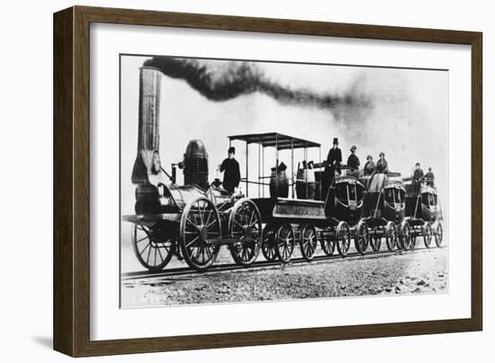 "DeWitt Clinton" Locomotive-Science Source-Framed Giclee Print
