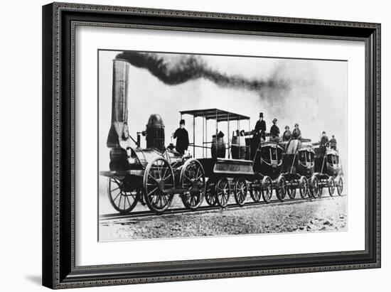 "DeWitt Clinton" Locomotive-Science Source-Framed Giclee Print