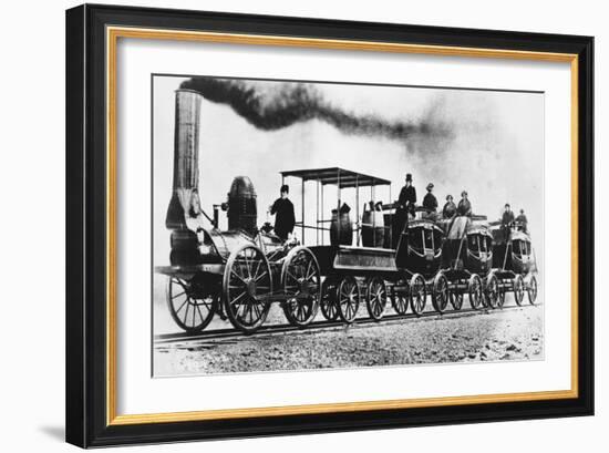 "DeWitt Clinton" Locomotive-Science Source-Framed Giclee Print