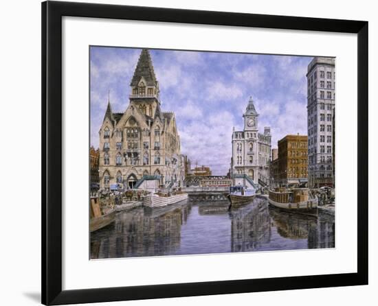 Dewitt Clinton Square, Ca. 1907, Syracuse Ny-Stanton Manolakas-Framed Giclee Print