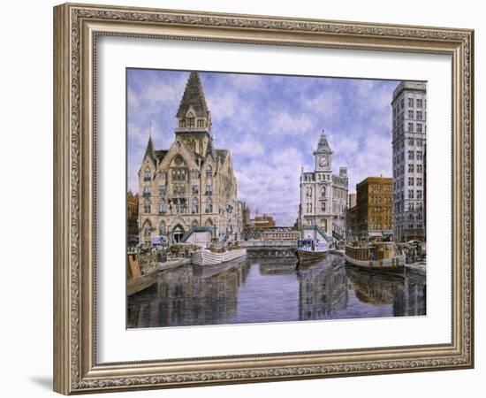 Dewitt Clinton Square, Ca. 1907, Syracuse Ny-Stanton Manolakas-Framed Giclee Print