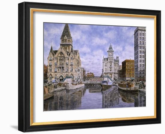 Dewitt Clinton Square, Ca. 1907, Syracuse Ny-Stanton Manolakas-Framed Giclee Print