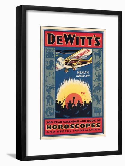 Dewitt's Horoscope Book-null-Framed Art Print