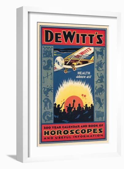 Dewitt's Horoscope Book-null-Framed Art Print