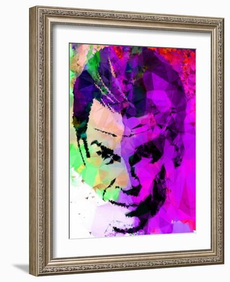 Dex Geometrized-null-Framed Art Print