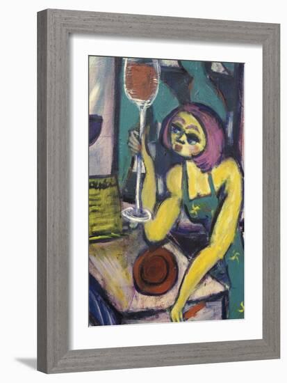 Dexter's Cab Label-Gina Bernardini-Framed Giclee Print