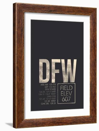 DFW ATC-08 Left-Framed Giclee Print
