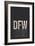 DFW ATC-08 Left-Framed Giclee Print