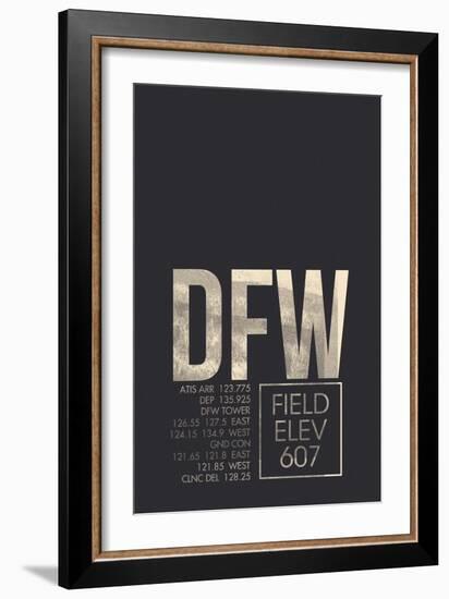 DFW ATC-08 Left-Framed Giclee Print