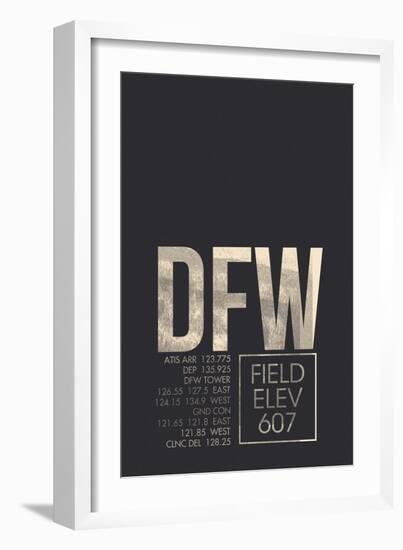 DFW ATC-08 Left-Framed Giclee Print