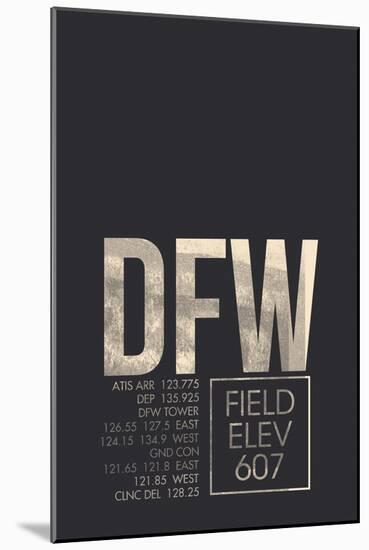 DFW ATC-08 Left-Mounted Giclee Print