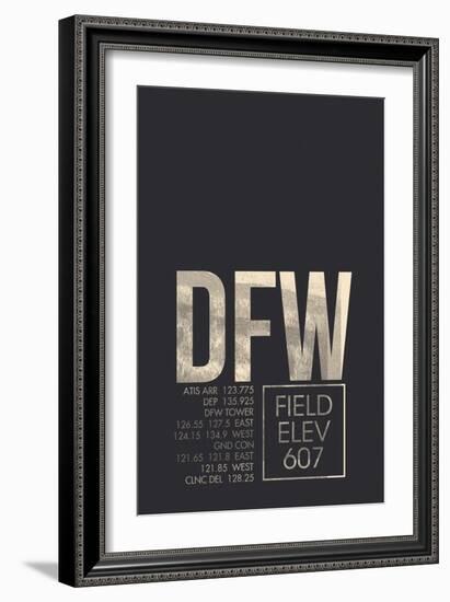 DFW ATC-08 Left-Framed Giclee Print