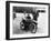 Dh Davidson on a Flat Twin Harley-Davidson, Brooklands, Surrey, 1920-null-Framed Photographic Print