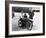 Dh Davidson on a Flat Twin Harley-Davidson, Brooklands, Surrey, 1920-null-Framed Photographic Print
