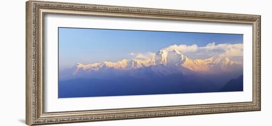 Dhaulagiri Himal Seen from Khopra, Annapurna Conservation Area, Dhawalagiri (Dhaulagiri), Nepal-Jochen Schlenker-Framed Photographic Print