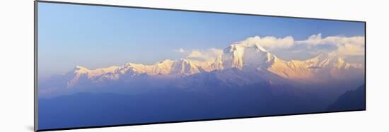 Dhaulagiri Himal Seen from Khopra, Annapurna Conservation Area, Dhawalagiri (Dhaulagiri), Nepal-Jochen Schlenker-Mounted Photographic Print