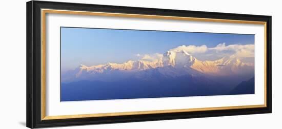 Dhaulagiri Himal Seen from Khopra, Annapurna Conservation Area, Dhawalagiri (Dhaulagiri), Nepal-Jochen Schlenker-Framed Photographic Print