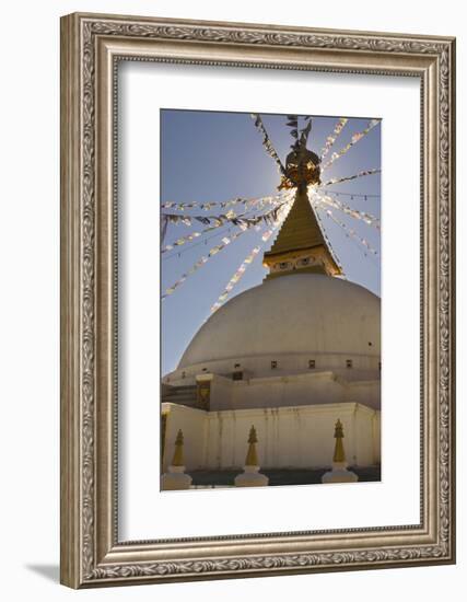 Dhodina Chorten Is Modeled on the Stupa of Boudhanath. Thimphu, Bhutan-Howie Garber-Framed Photographic Print