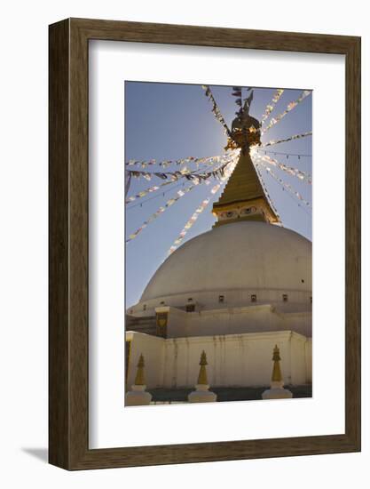 Dhodina Chorten Is Modeled on the Stupa of Boudhanath. Thimphu, Bhutan-Howie Garber-Framed Photographic Print