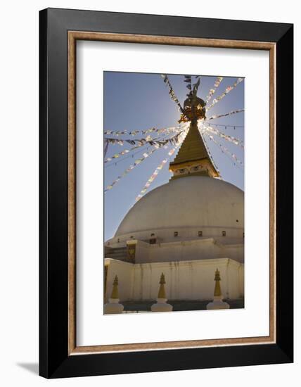 Dhodina Chorten Is Modeled on the Stupa of Boudhanath. Thimphu, Bhutan-Howie Garber-Framed Photographic Print